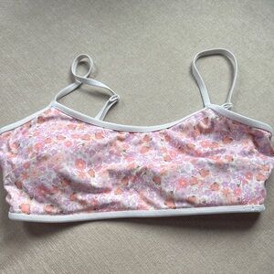 JoyLab Pink and Orange Floral Bralette